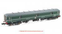 N-128-55987A Revolution Trains Class 128 Parcels Unit number M55987 in BR Green with speed whiskers. Midland Region Class 128 with centre headcode box and no corridor connection